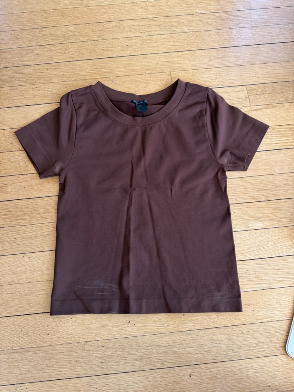 Kids Brown Short-Sleeve Crewneck Tee